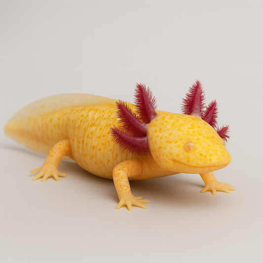 Golden Albino Axolotl (Ambystoma mexicanum)