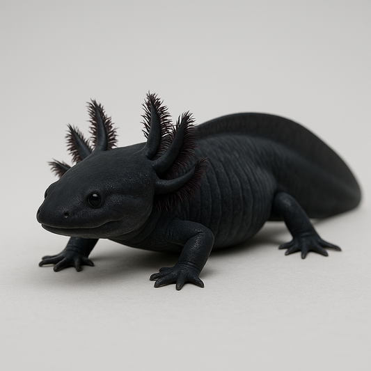 Melanoid Axolotl (Ambystoma mexicanum)